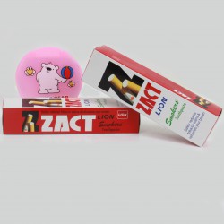Kem đánh răng ZACT 160g hộp đỏ trắng cho ng hút thuốc lá