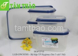 LGB-DW5038S - Bộ hộp TP Hygieny (Set 5 cái/1 bộ)