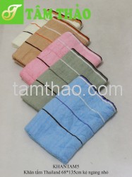 Khăn tắm Thailand 68*135cm kẻ ngang nhỏ