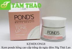Kem ponds hồng cao cấp trắng da ngày đêm 50g Thái Lan 8851932389587