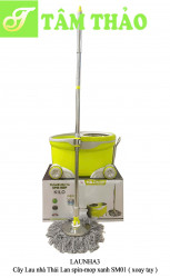 Cây Lau nhà Thái Lan Easy -mop tím ( xoay tay + đạp chân)