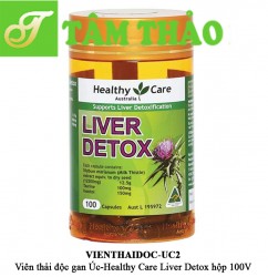 Viên thải độc gan Úc-Healthy Care Liver Detox hộp 100V-