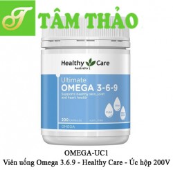 Viên uống Omega 3.6.9 - Healthy Care - Úc hộp 200V -