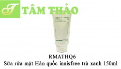 Sữa rửa mặt Hàn quốc innisfree trà xanh 150ml 