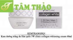 Kem dưỡng trắng da Hàn quốc 3W clinic collagen whitening cream 60ml 