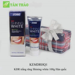 KĐR trắng răng Shining white 100g Hàn quốc 