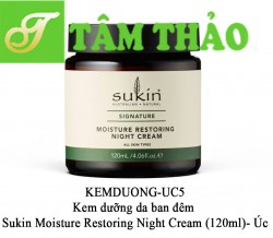 Kem dưỡng da ban đêm Sukin Moisture Restoring Night Cream (120ml)- Úc 