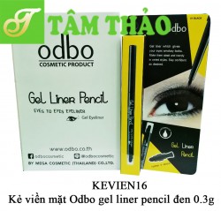 Kẻ viền mặt Odbo gel liner pencil đen 0.3g