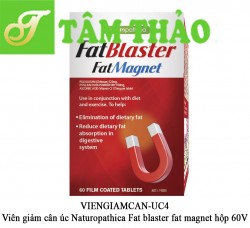 Viên giảm cân úc Naturopathica Fat blaster fat magnet hộp 60V-
