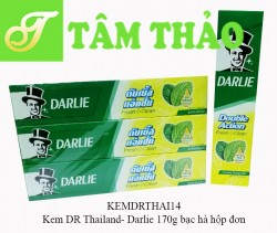 Kem DR Thailand- Darlie 170ml bạc hà hộp đơn 