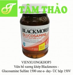 Viên bổ xương khớp Blackmores -Glucosamine Sulfate 1500 one-a- day- ÚC hộp 150V 