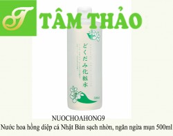 Nước hoa hồng diếp cá Nhật Bản sạch nhờn, ngăn ngừa mụn 500ml 