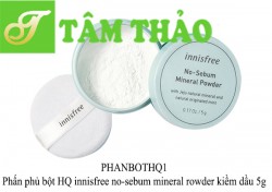 Phấn phủ bột HQ innisfree no-sebum mineral rowder kiềm dầu 5g 