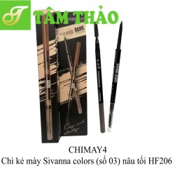 Chì kẻ mày Sivanna colors (số 03) nâu tối HF206 