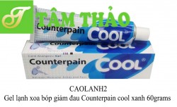Gel lạnh xoa bóp giảm đau Counterpain cool xanh 60grams 