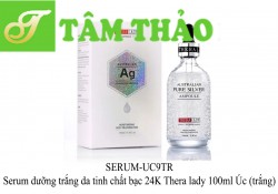 Serum dưỡng trắng da tinh chất bạc 24K Thera lady 100ml Úc (trắng) 