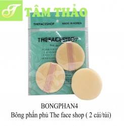 Bông phấn phủ The face shop ( 2 cái/túi) 8809056662109