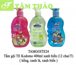 Tắm gội TE Kodomo 400ml  (12 chai/T)