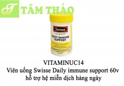 Viên uống Swisse Daily immune support hỗ trợ hệ miễn dịch hàng ngày -60v-9311770604246