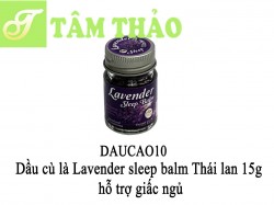 Dầu cù là Lavender sleep balm hỗ trợ giấc ngủ 15g Thái lan 8859467400500