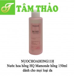 Nước hoa hồng HQ Mamonde hồng dành cho mọi loại da 150ml 8809903512497