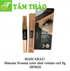 Mascara Sivanna color dual volume curl 8g HF9020 -8858994430257