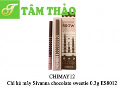 Chì kẻ mày Sivanna chocolate sweetie 0.3g ES8012- 8858994417968