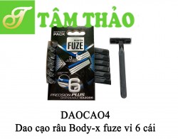 Dao cạo râu Body-x fuze vỉ 6 cái 8718924871928