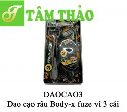 Dao cạo râu Body-x fuze vỉ 3 cái 8717825619011