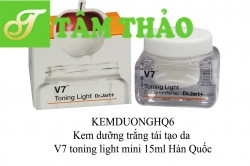 Kem dưỡng trắng tái tạo da V7 toning light mini 15ml Hàn Quốc 8809642710405