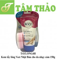Kem tẩy lông Veet Nhật Bản cho da nhạy cảm 150g-4906156037890