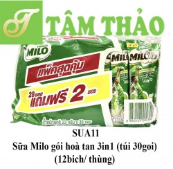 Sữa Milo gói hoà tan 3in1 (túi 30goi) (12bich/ thùng) 8850127002300