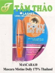 Mascara Mistine Dolly 175% Thailand màu cam -8859178706618