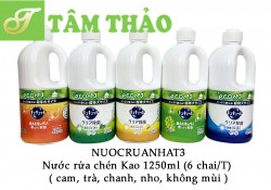 Nước rửa chén Kao1380ml (6 chai/T)