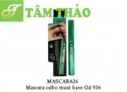 Mascara odbo must have Od 936 8858910626726