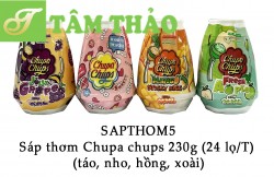 Sáp thơm Chupa chups hồng 230g (24 lọ/T) 