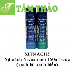 Xịt nách Nivea men 150ml  Đức 890425600282