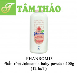 Phấn rôm Johnson's baby powder 400g (12 lọ/T) 8850007015321