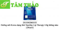 Dưỡng môi Korea dạng thỏi Vaseline Lip Therapy 4.8g không màu ( 24cai/t)-859581006846