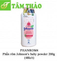 Phấn rôm Johnson's baby powder 200g  ( 48lo/t)8850007015222