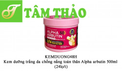 Kem dưỡng trắng da chống nắng toàn thân Alpha arbutin 500ml ( 24lo/t)8854411377532