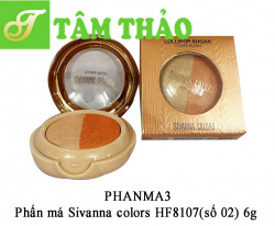 Phấn má  Sivanna colors màu cam  HF8107(số 02) 6g 8858994457353