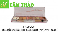 Phấn mắt Sivanna colors màu hồng HP1009 10.9g Thai lan 8858994443387