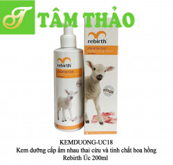 Kem dưỡng cấp ẩm nhau thai cừu và tinh chất hoa hồng Rebirth 200ml 9324525016386