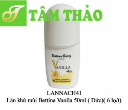 Lăn khử mùi Bettina Vanila 50ml ( Đức)( 6 lọ/t)